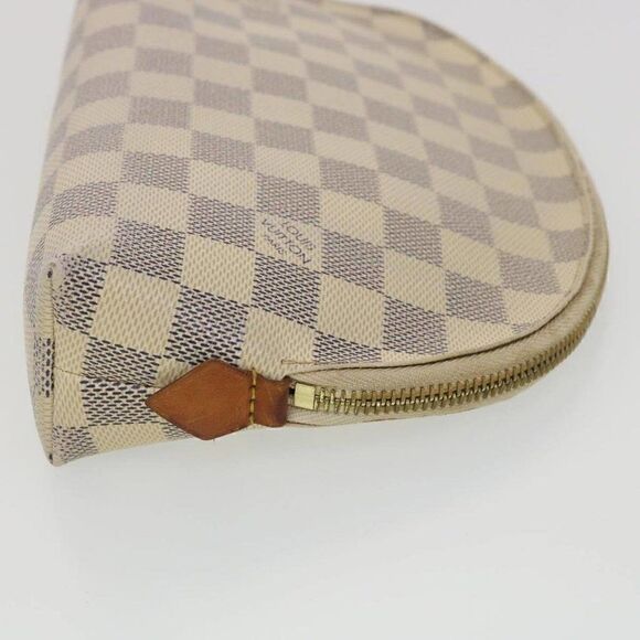 LOUIS VUITTON Damier Azur Pochette Cosmetic GM Pouch - Picture 3 of 15